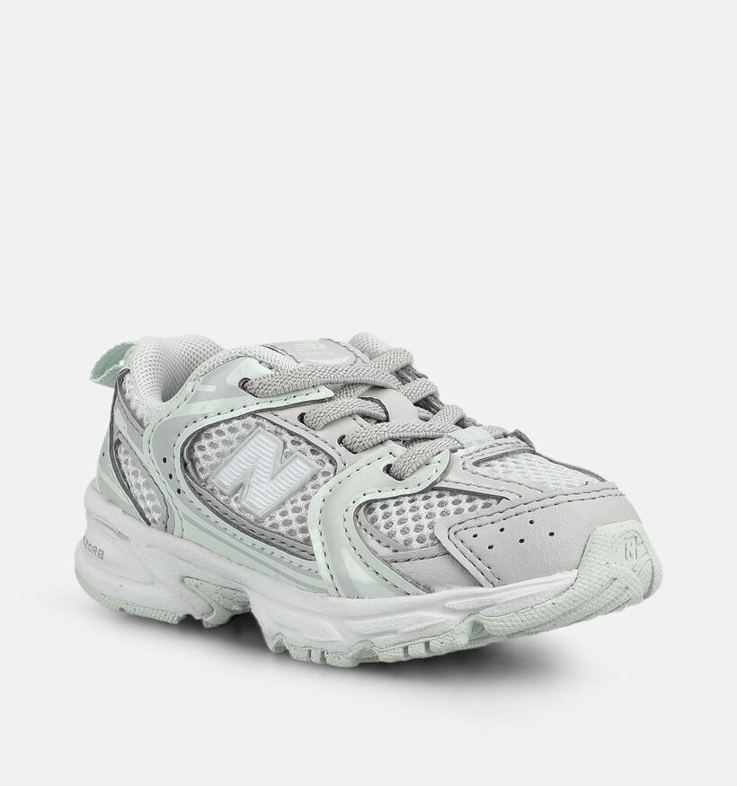 New Balance 530 Baskets basses en Blanc pour gar&ccedil;ons, filles (375196) - pour semelles orthop&eacute;diques