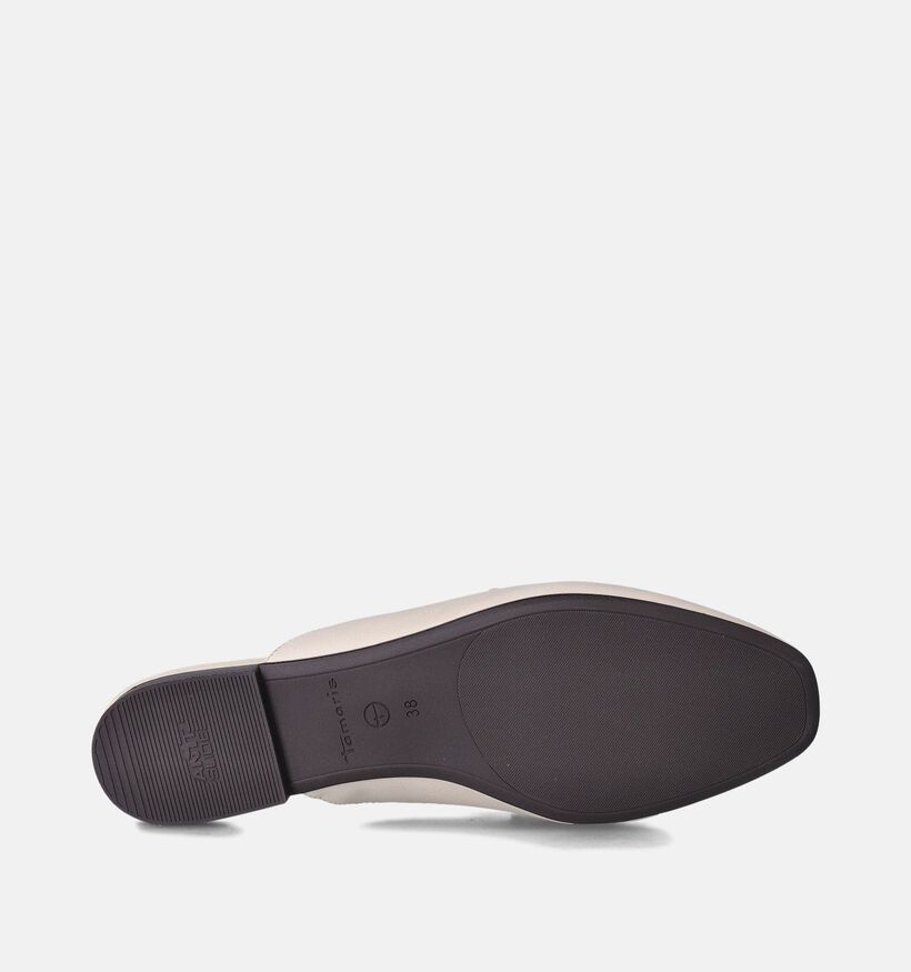 Tamaris Nu-pieds plates en Beige pour femmes (356925)