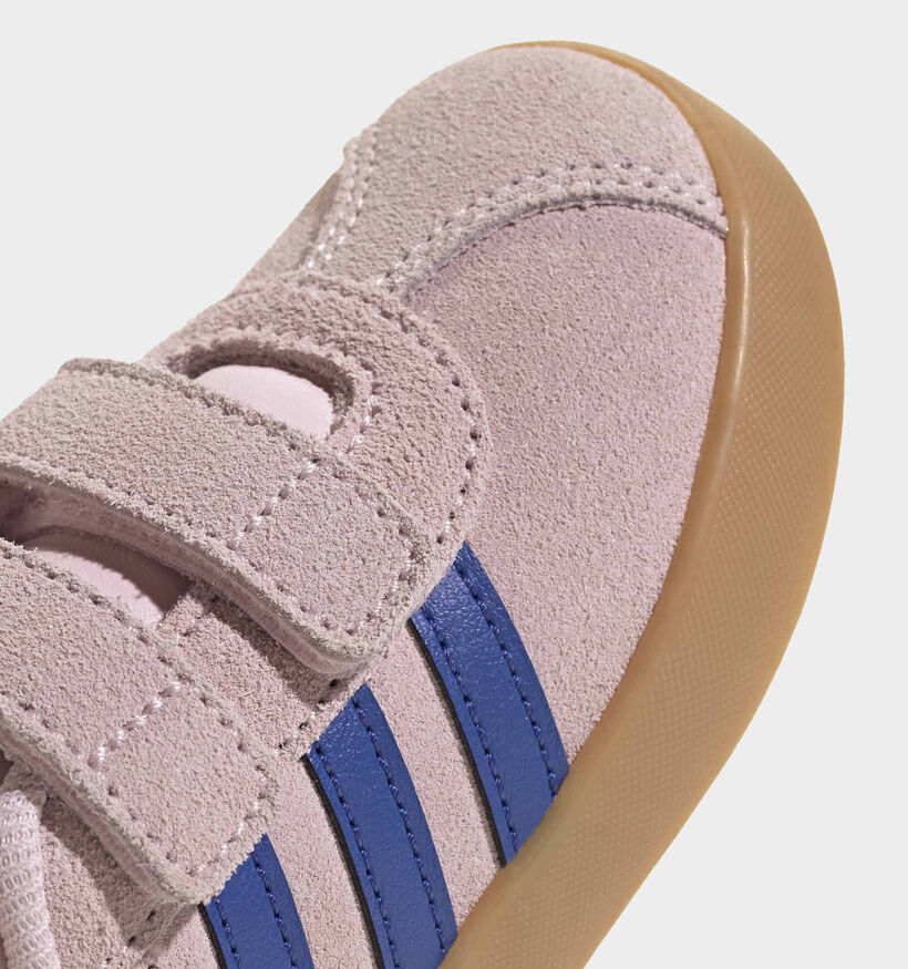 adidas VL Court 3.0 Roze/Blauwe Sneakers voor meisjes (372832) - geschikt voor steunzolen