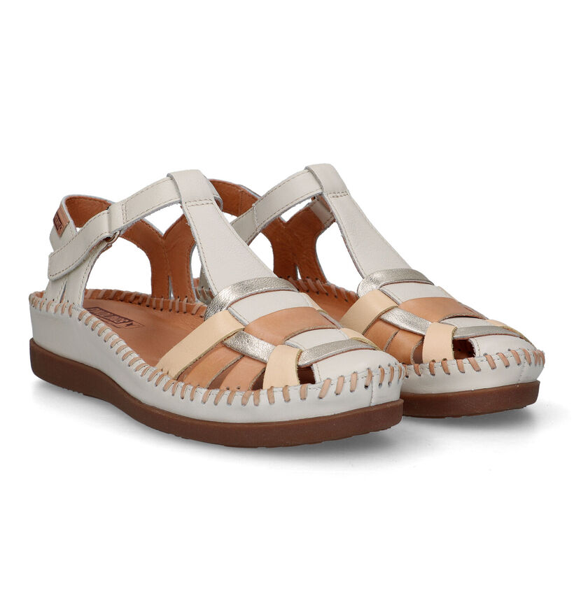 Pikolinos Cadaques Ecru Sandalen voor dames (323311)