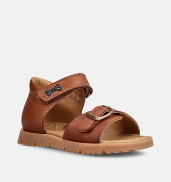 STONES and BONES Sandales Cognac/Bleu