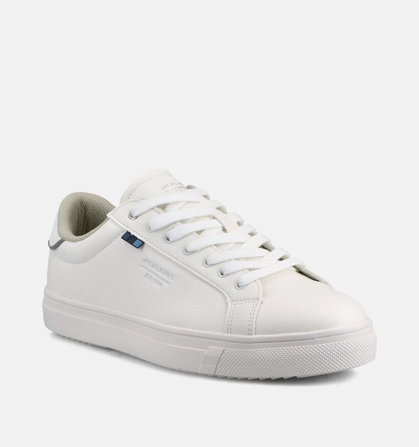 Jack & Jones Bale Witte Veterschoenen voor heren (369904) - geschikt voor steunzolen