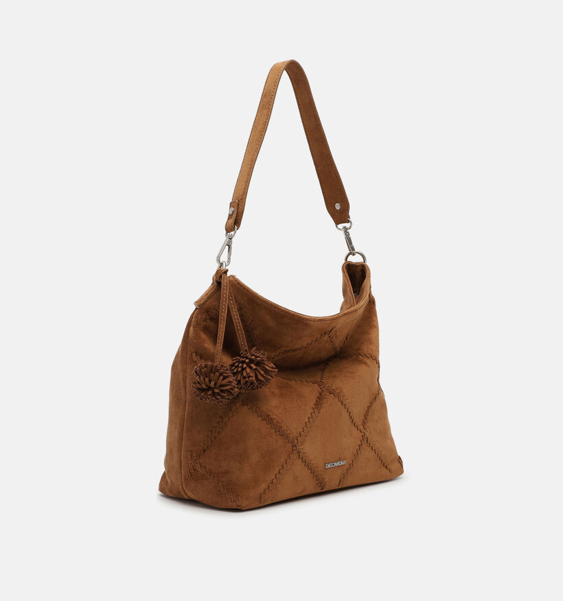 Emily & Noah Leanne Sac &agrave; bandouli&egrave;re en Cognac pour femmes (378869)