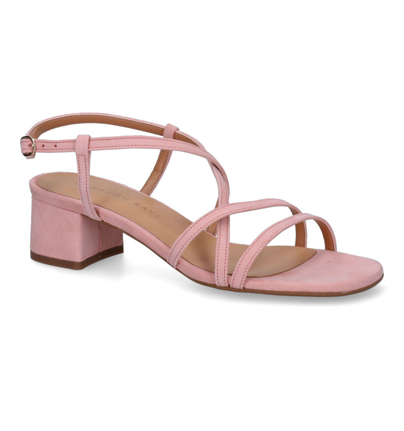 Hampton Bays Sandales à talons en Rose clair pour femmes (310210)