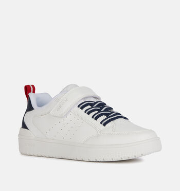 Geox Chaussures plates Blanc/Bleu