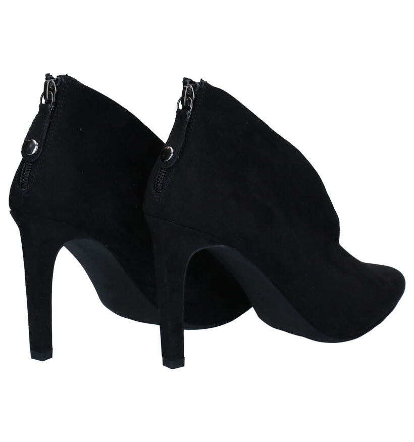 Marco Tozzi Zwarte Enkelpumps in stof (280547)