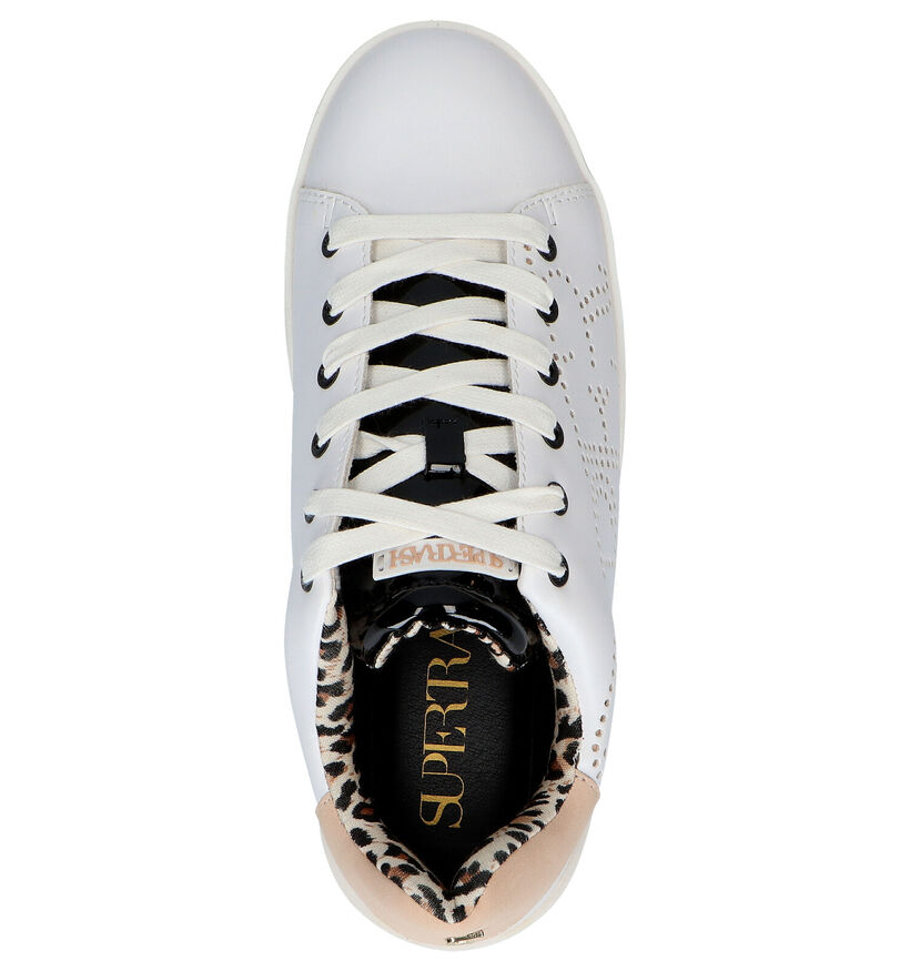 Supertrash Lewi Chaussures à lacets en Blanc en simili cuir (274145)