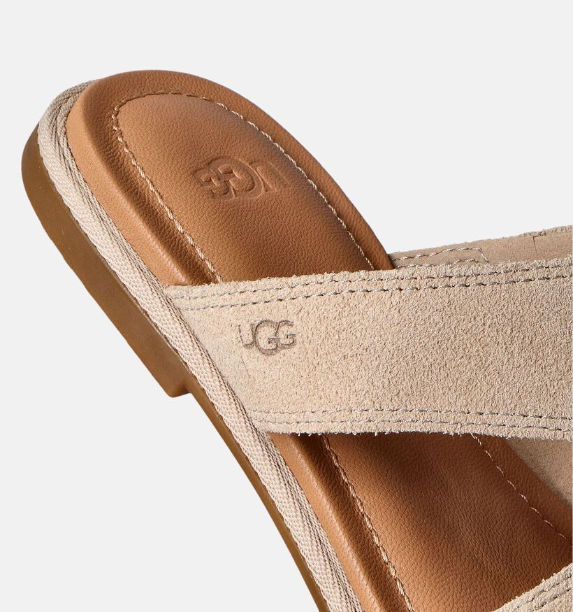 UGG Matira Nu-pieds plates en Beige pour femmes (352822)