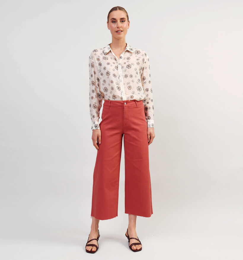 Vero Moda Wild Kayla Bordeaux Wijde Broek L32 voor dames (353147)