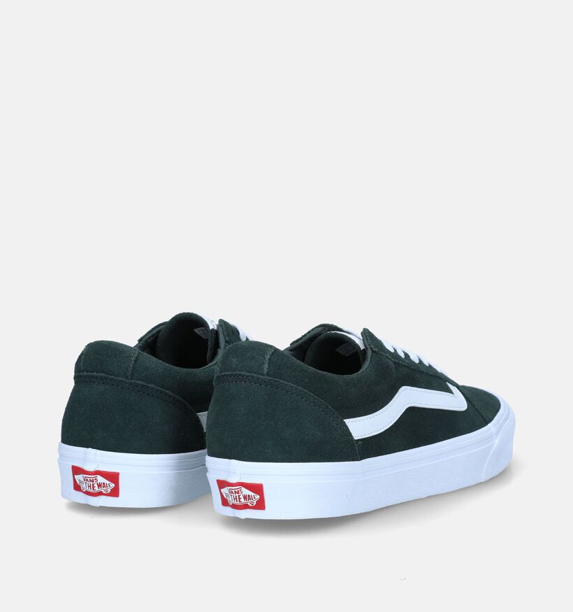 Vans Ward Baskets de skate en Vert pour hommes (333928)