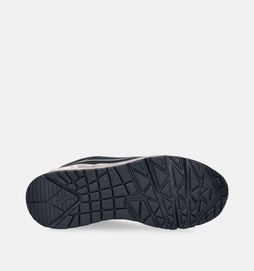 Skechers Uno Gen1 - Cool Heels Baskets en Noir pour filles (345258)