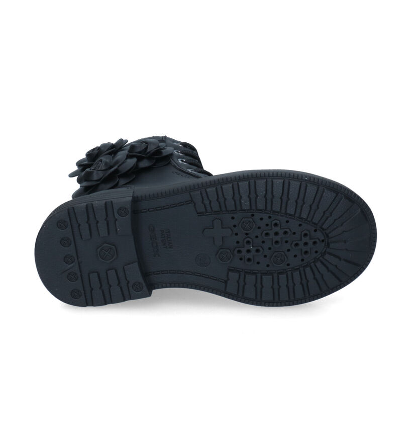 Geox Eclair Bottines en Noir en simili cuir (317645)