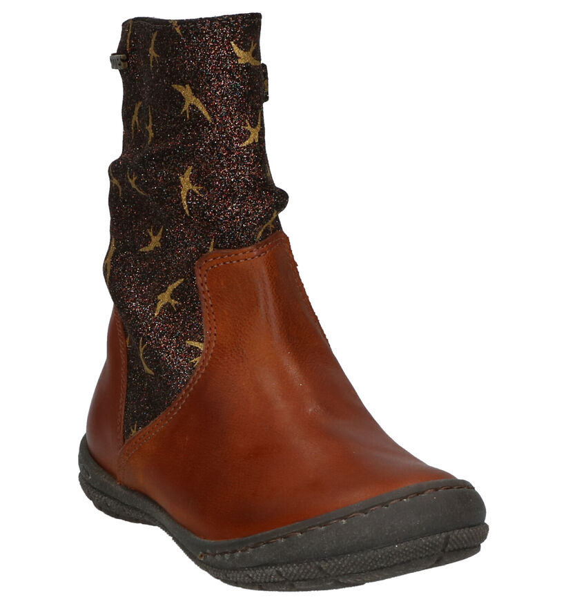 STONES and BONES Pemar Bottes en Bleu en cuir (255525)