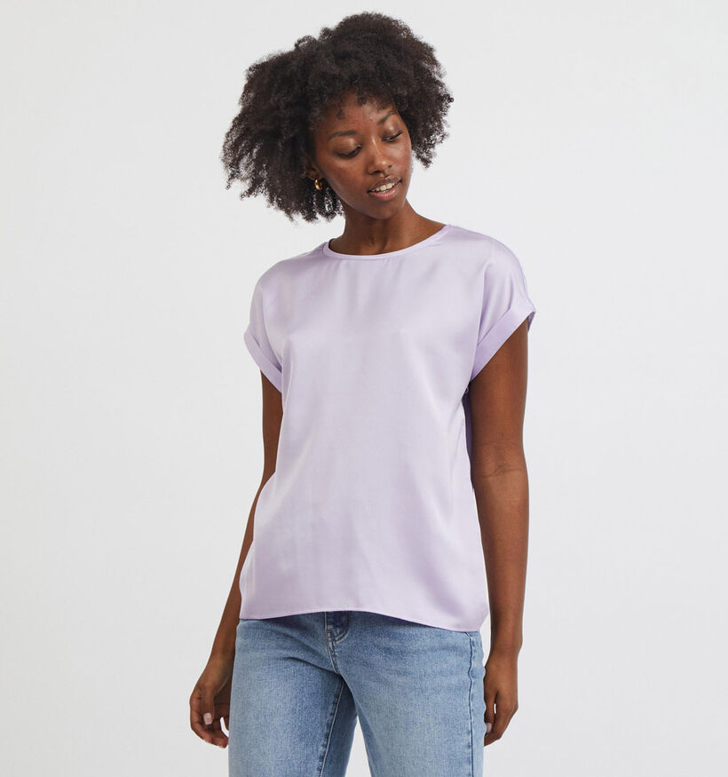 Vila T-shirt en Mauve (311637)