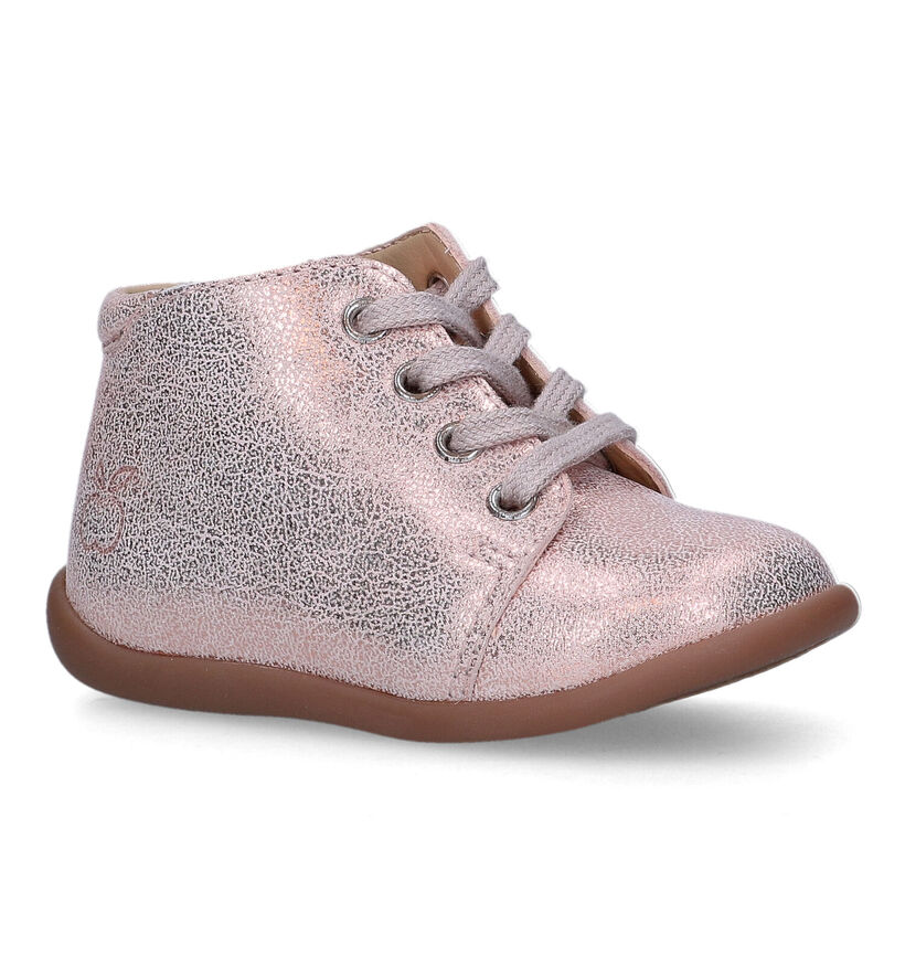 Pom d'Api Stand Up Chaussures pour bébé en Cognac pour filles (322889)