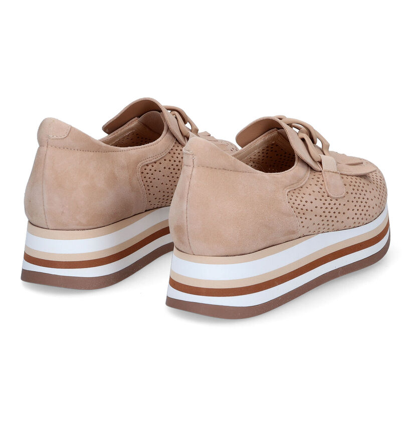 Softwaves Chaussures à enfiler en Taupe pour femmes (308388) - pour semelles orthopédiques