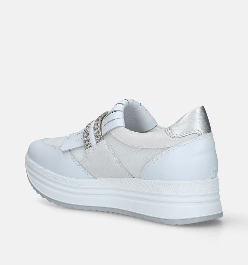 NeroGiardini Chaussures à enfiler en Blanc pour femmes (339451) - pour semelles orthopédiques