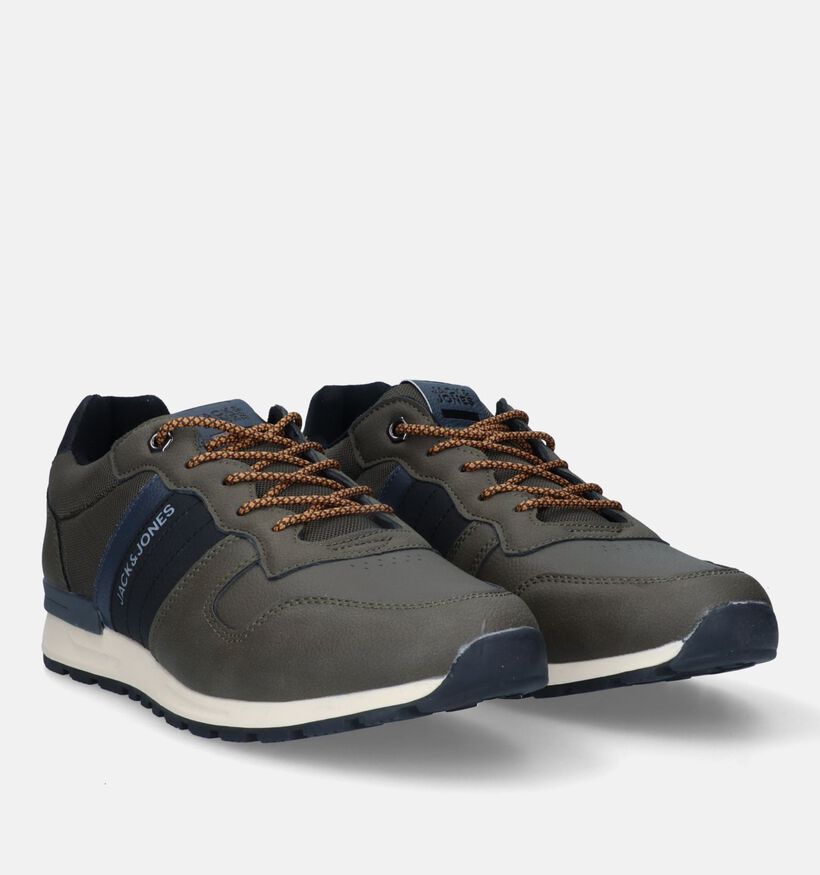 Jack & Jones Golding Hike Kaki Veterschoenen voor heren (329036) - geschikt voor steunzolen