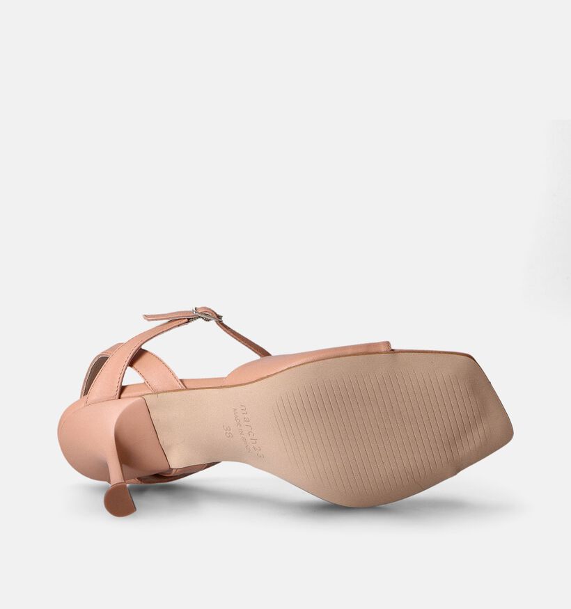 March23 Jada Sandales talon en Rose pour femmes (355963)