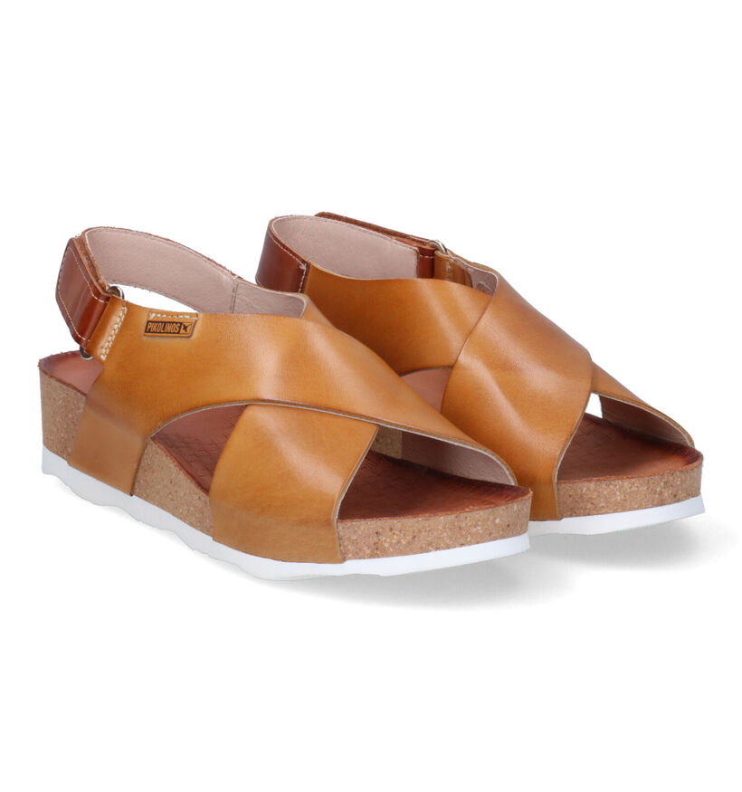 Pikolinos Mahon Cognac Sandalen voor dames (339571)