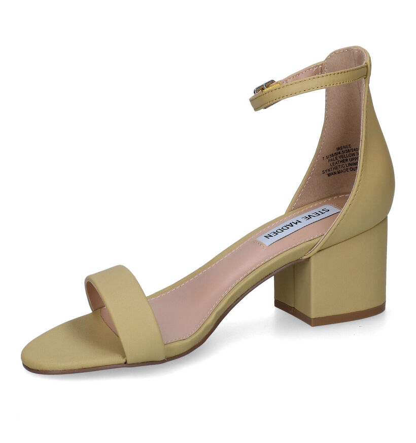 Steve Madden Irenee Sandales en Jaune pour femmes (305358)