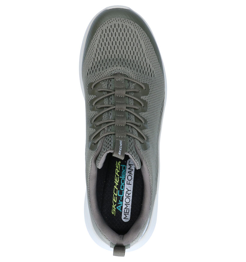 Skechers Ultra Flex 2.0 Kaki Slip-on Sneakers in stof (287006)