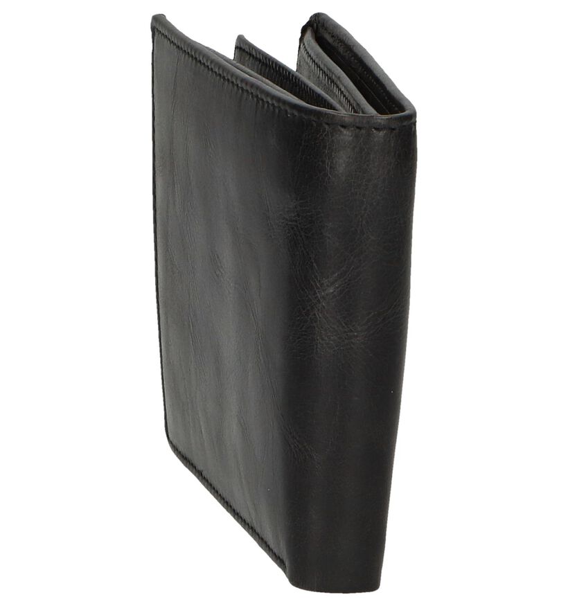 Zwarte Portefeuille Euro-Leather in leer (262485)