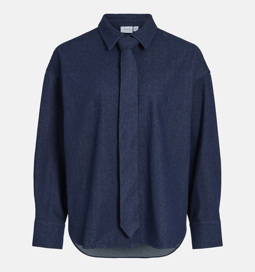Vila Ralo Chemise Jeans en Bleu pour femmes (383845)