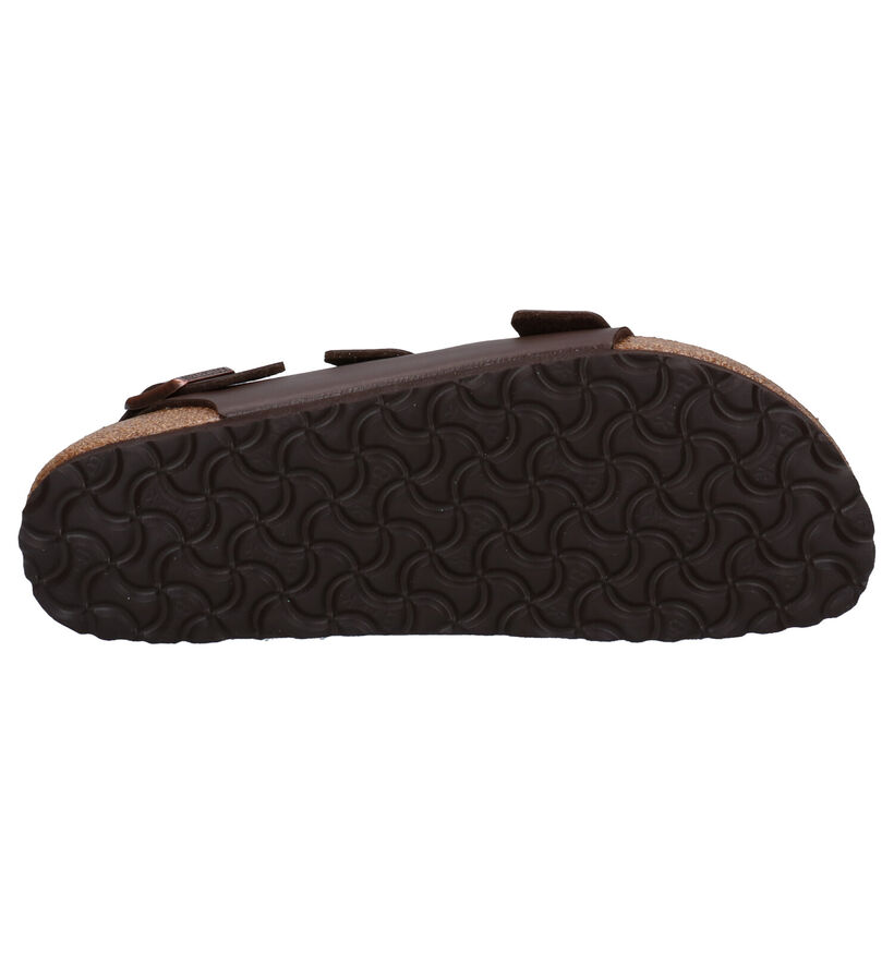 Birkenstock Milano Sandales en Noir en simili cuir (305410)