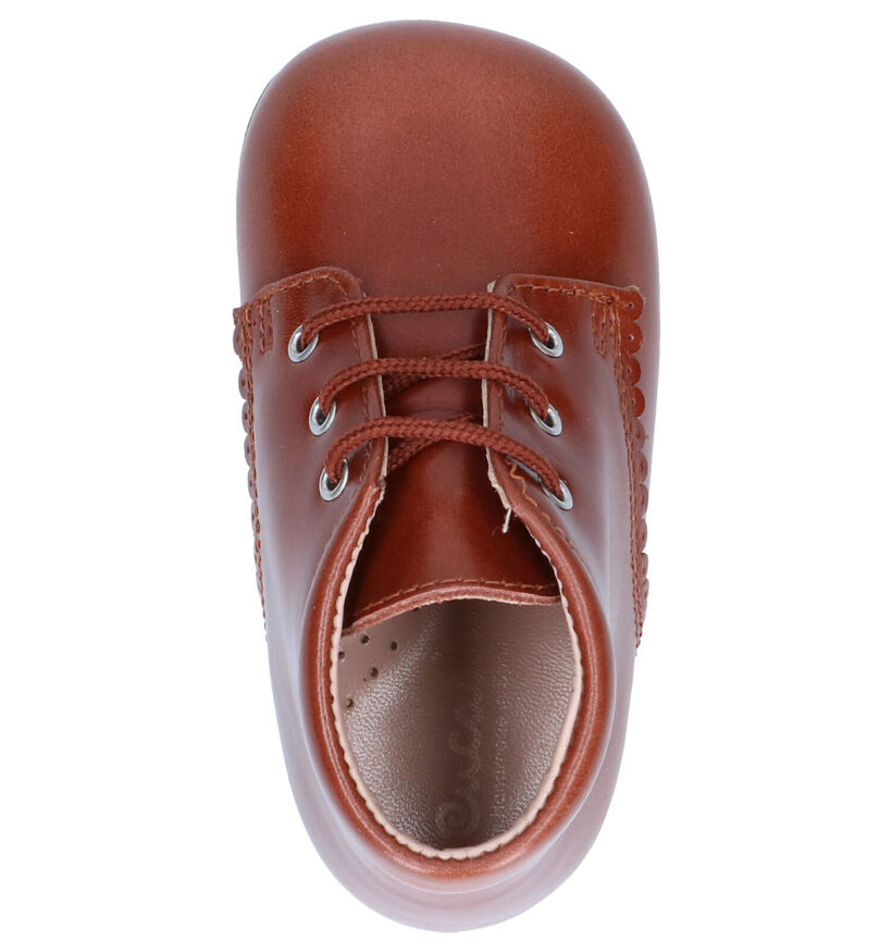 Eli Cognac Babyschoentjes in leer (260861)