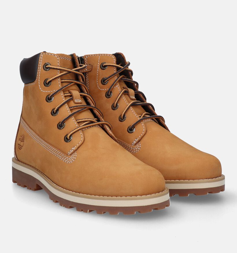 Timberland Courma Kid 6 inch Camel Bottines voor meisjes, jongens (329078) - geschikt voor steunzolen