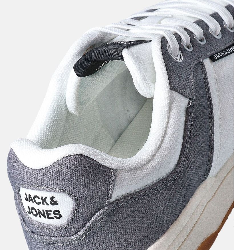 Jack & Jones Jammer Canvas Chaussures à lacets en Blanc pour hommes (352847)