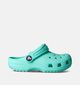 Crocs Classic Clog Claquettes en Vert pour filles, garçons (356324)
