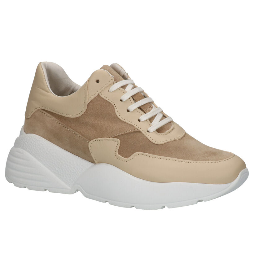 Via Limone Baskets casual en Cognac en daim (264967)