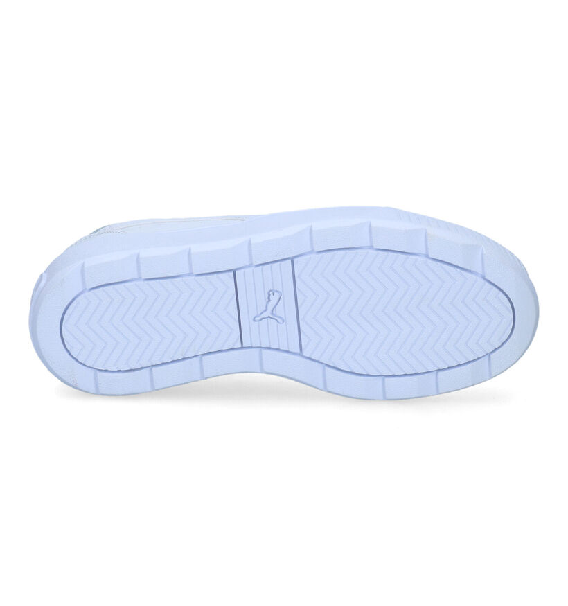 Puma Karmen Rebelle Jr Baskets en Blanc en cuir (311281)