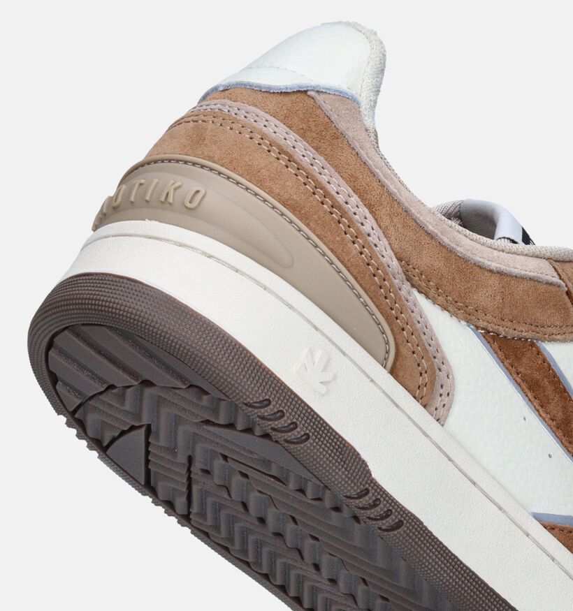 Kaotiko Boston Piping Suede Bruine Veterschoenen voor heren (346092) - geschikt voor steunzolen