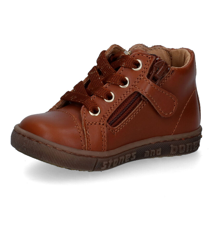 STONES and BONES Biva Chaussures pour bébé en Cognac pour filles (320451) - pour semelles orthopédiques