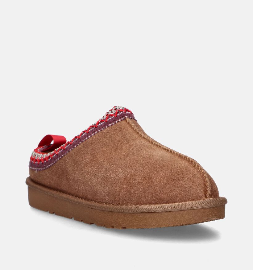 Laurent David Pantoufles ouvertes en Cognac pour femmes (348863)