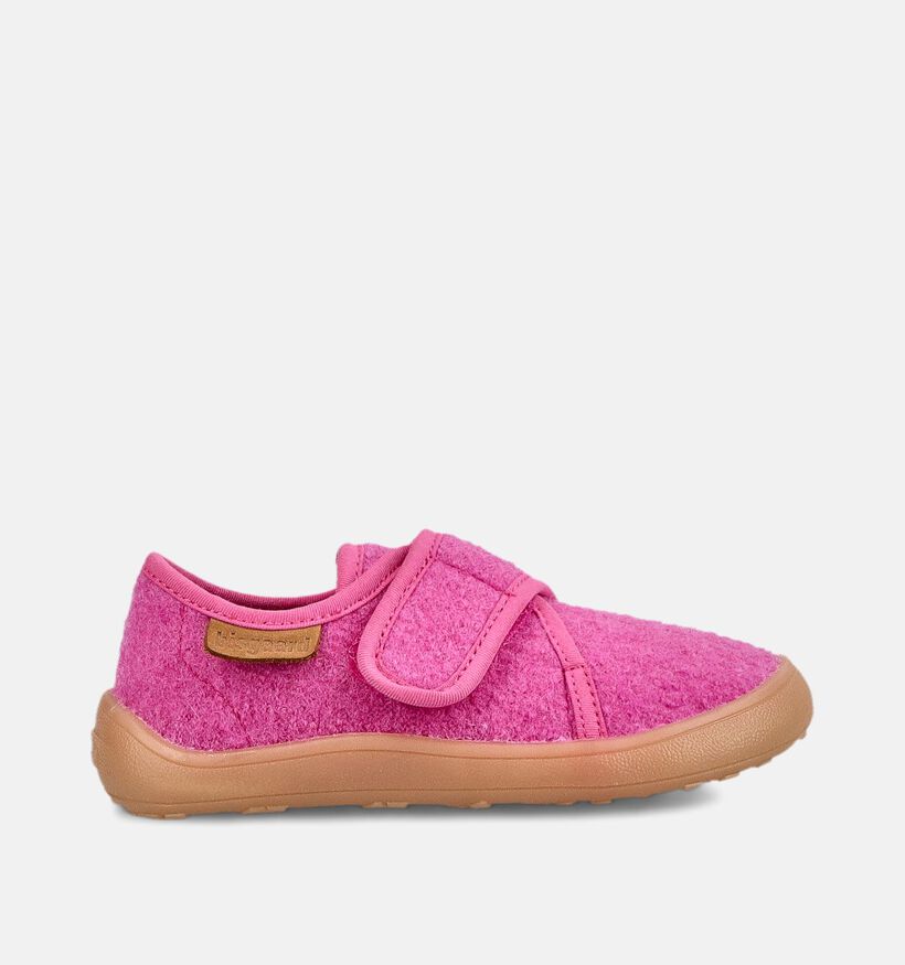 Bisgaard Pantoufles en Rose pour filles (381023) - pour semelles orthop&eacute;diques