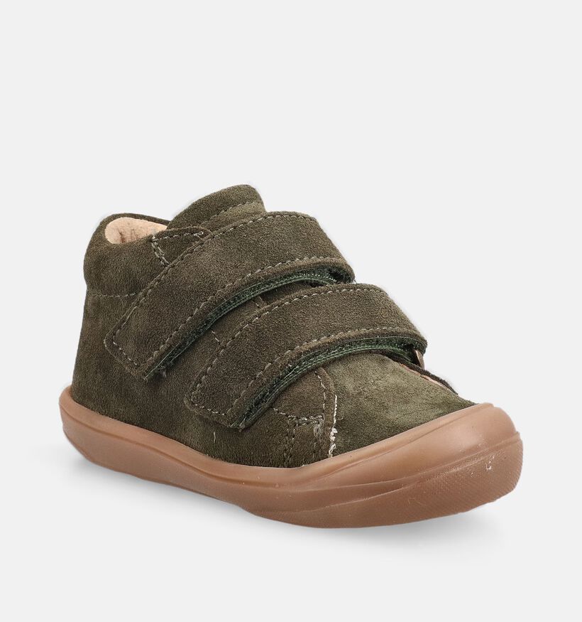 Milo & Mila Baskets montantes en Vert fonc&eacute; pour filles, gar&ccedil;ons (380787) - pour semelles orthop&eacute;diques