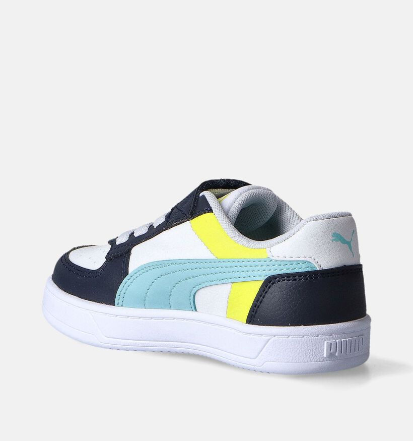 Puma Caven 2.0 Block AC Baskets en Blanc pour filles, garçons (350381) - pour semelles orthopédiques