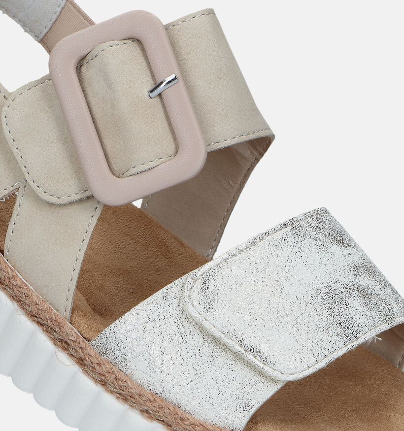 Rieker Sandales compensées en Beige pour femmes (354960)