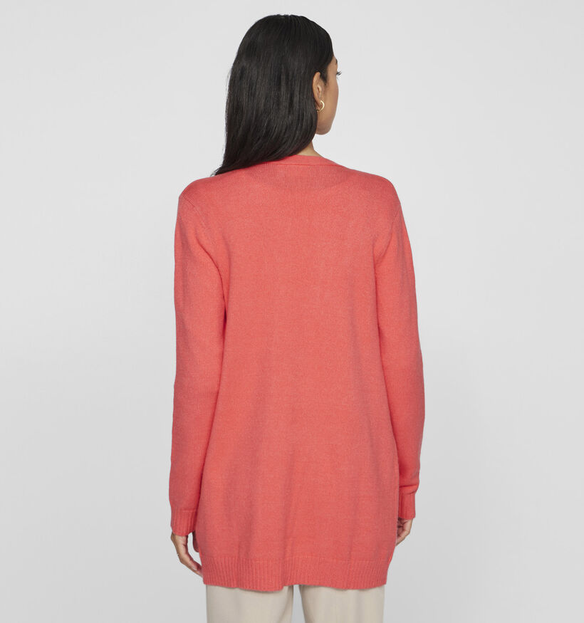 Vila Ril Cardigan tricoté en Orange pour femmes (351768)