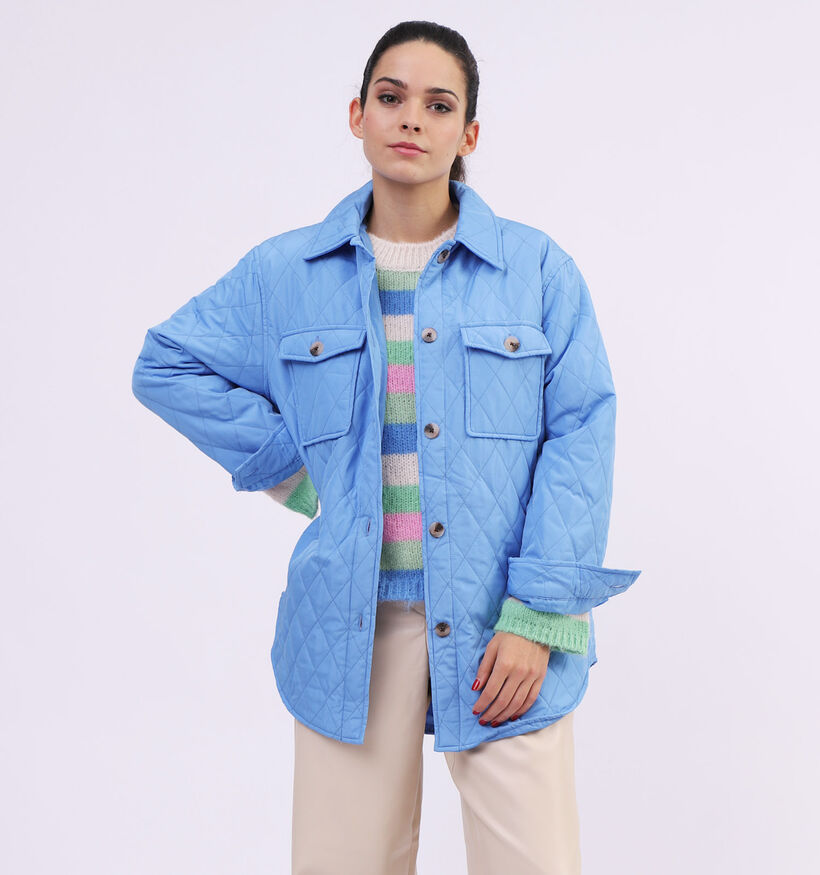 Pieces Taylor Veste matelassée en Bleu pour femmes (323750)