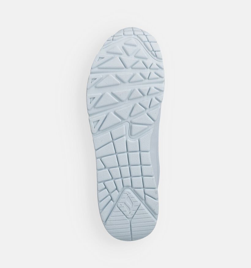 Skechers Uno Stand On Air Lichtblauwe Sneakers voor dames (367826) - geschikt voor steunzolen