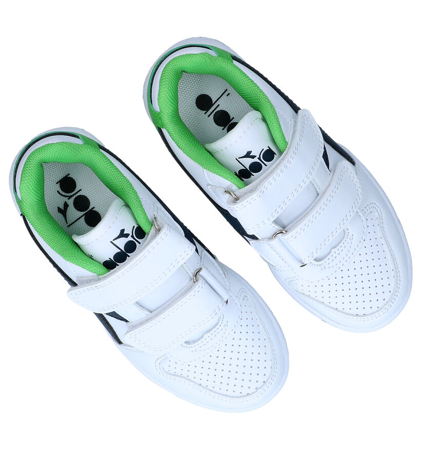 Diadora Playground PS Witte Sneakers in kunstleer (291056)