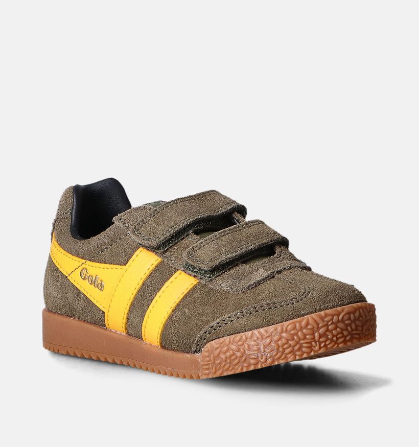 Gola Harrier Strap Kaki Velcroschoenen voor jongens, meisjes (362407)
