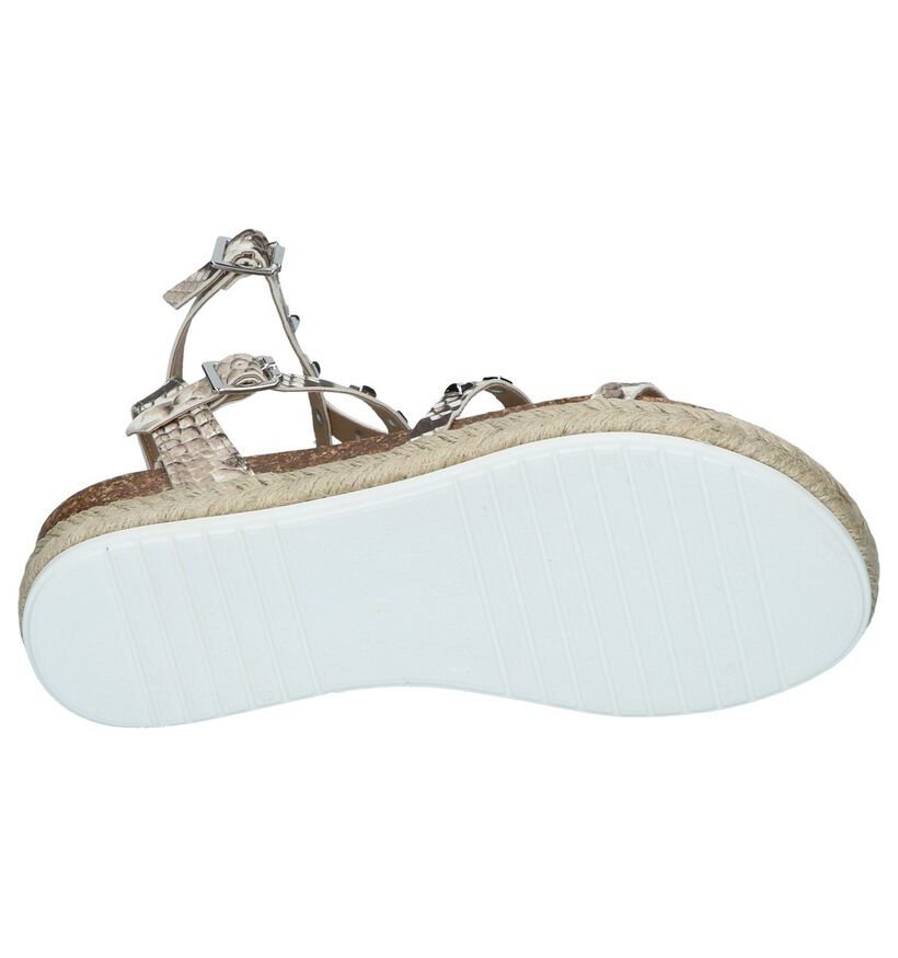 Steve Madden Array Beige Sandalen in leer (245276)