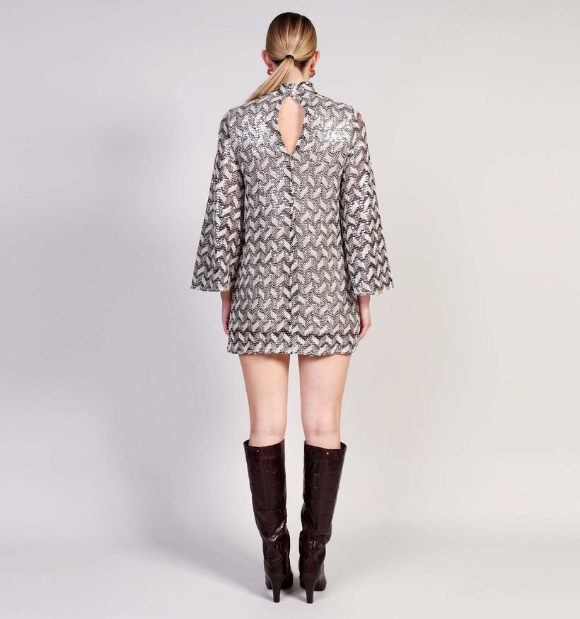 Orfeo Robe mi-longue en Beige pour femmes (365791)