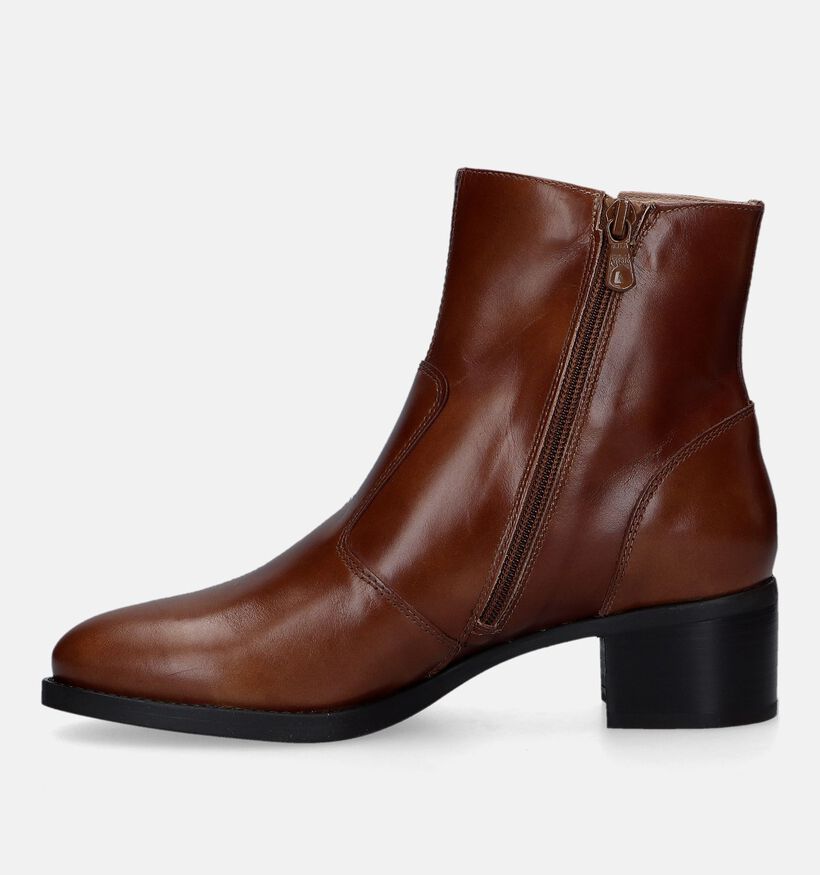 NeroGiardini Bottines &agrave; talons en Cognac pour femmes (333541) - pour semelles orthop&eacute;diques